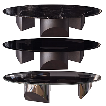 Modern Wedge Coffee Table 3D model image 1 