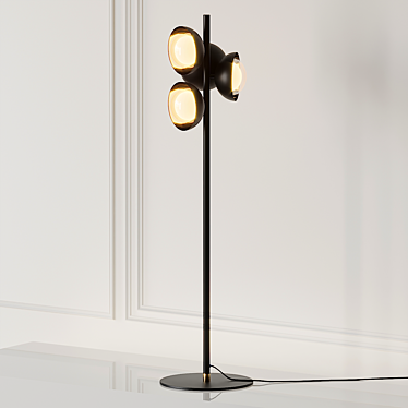 Elegant Illuminate: Muse Floor Lamp 3D model image 1 