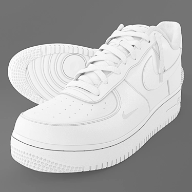 Nike Air Force 1: Realistic Model 3D model image 1 