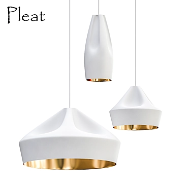 Sleek Terracotta Pendant Light 3D model image 1 