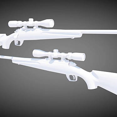 Remington 783 Sniper Rifle 3D model image 1 