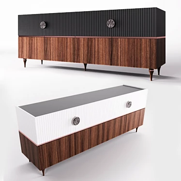 Stylish Dogtas Montana Console 3D model image 1 