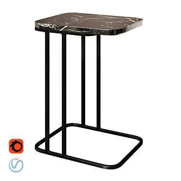 Modern Trebor Coffee Table 3D model image 1 