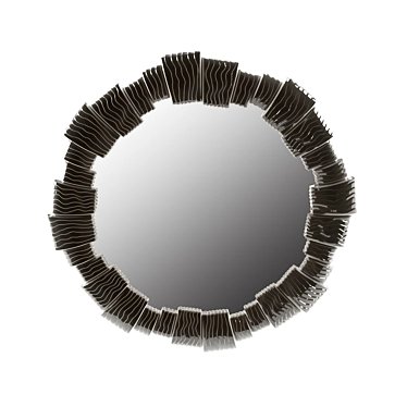 Elegant Mirror with Stand 3D model image 1 