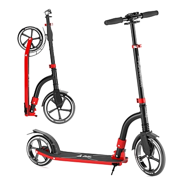 Playful Foldable Scooter 3D model image 1 