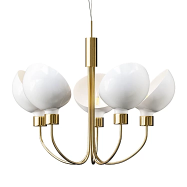 Elegant British Home Lighting 3D model image 1 