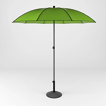 Modern Round Bogota Adjustable Umbrella 3D model image 1 