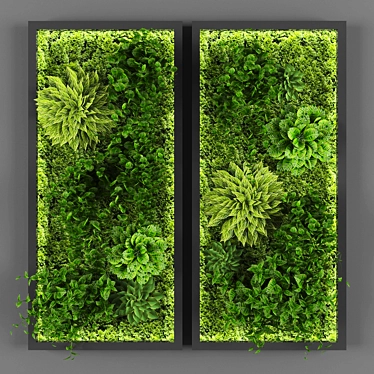 EcoWall Vertical Garden Kit 3D model image 1 
