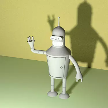 Futurama's Favorite: Bender 3D model image 1 