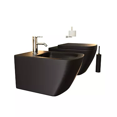 Modern and Hygienic: Duravit Happy D.2 Plus 3D model image 1 