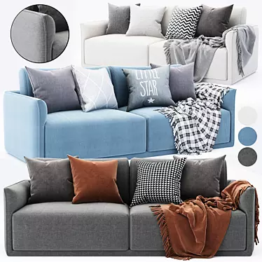 Couch Fuscous Grey