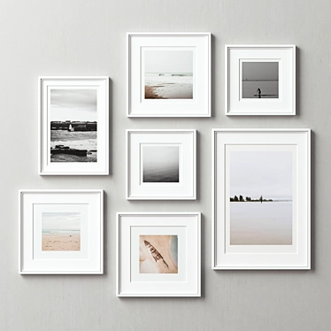 Versatile Picture Frames Set 3D model image 1 