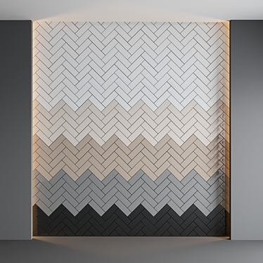 Country Ceramic Wall Panel - Equipe 3D model image 1 