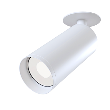 Modern White Ceiling Lamp 3D model image 1 