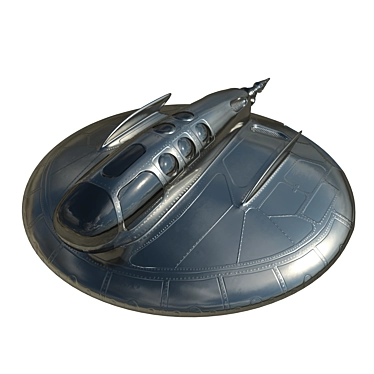 Jet off with our UFO! 3D model image 1 