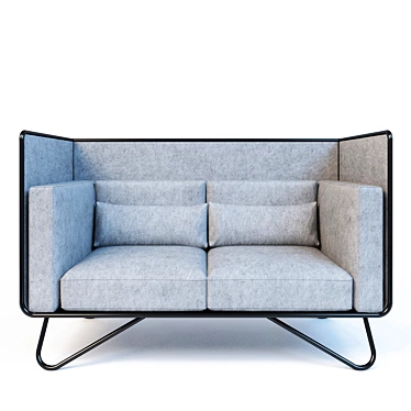 Nook-2 Sofa: Stylish Comfort by Artu 3D model image 1 