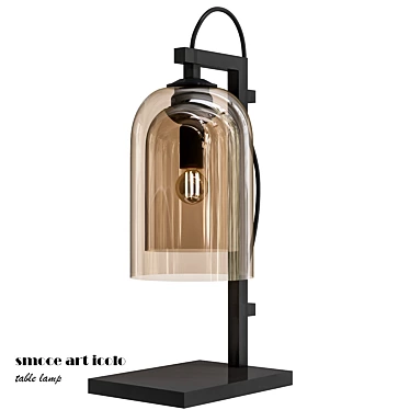 Smoke Art Table Lamp 3D model image 1 