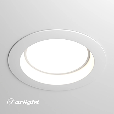 Bright and Energy-Efficient LED Downlight 18W 3D model image 1 
