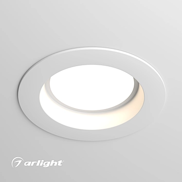 Modern LED Downlights for Office and Commercial Spaces 3D model image 1 