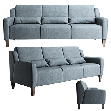 Cabo Loft Sofa: Stylish, Comfortable, and Versatile 3D model image 1 