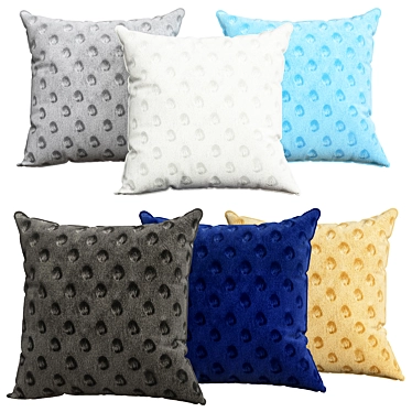 Cozy Decor Pillows 3D model image 1 