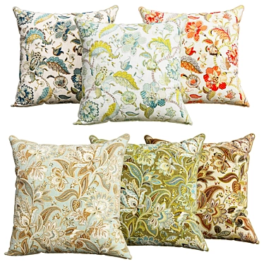 Decorative Pillow Collection 3D model image 1 