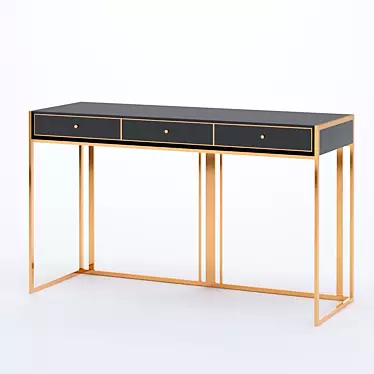 Elegant Hallway Console 3D model image 1 