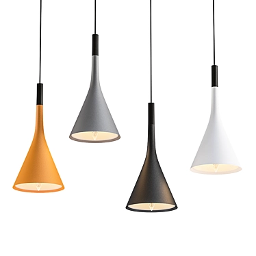 Coppe Metal and Glass Pendant Light - Loft-Concept 3D model image 1 