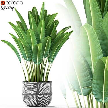 Lush Botanical Oasis: Plants Collection 226 3D model image 1 