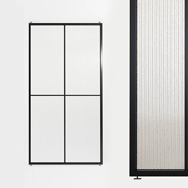 Versatile Glass Partition 44 3D model image 1 