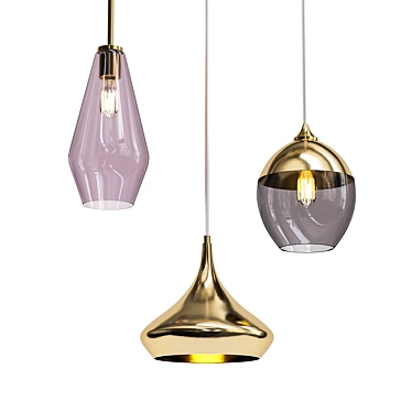 Stylish Pendant Lighting - Perfect for Every Room 3D model image 1 