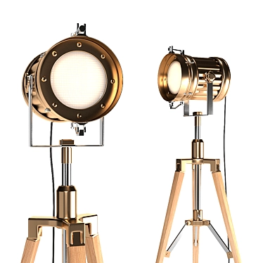 Title: PBR-Ready Corona Lamp 3D model image 1 