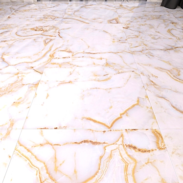 Premium Agata White Marble Flooring 3D model image 1 