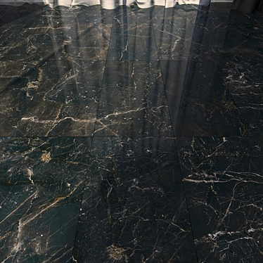 Carelia Black Marble Floor Set 3D model image 1 