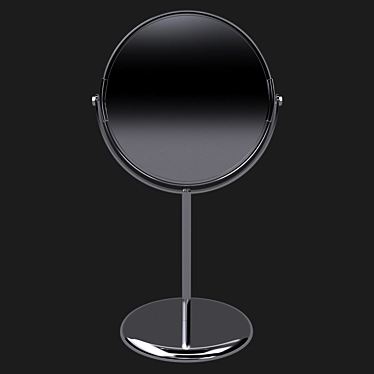 Sleek Scandinavian-style Mirror 3D model image 1 