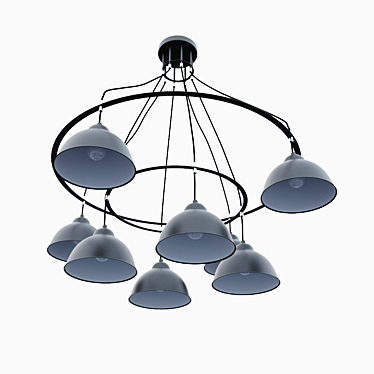 Modern Formula 4 Chandelier - MW-Light 696010808 3D model image 1 