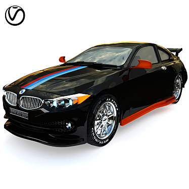 BMW 2013 S M3 Decal Kit 3D model image 1 