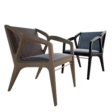 Modern Crystal Chair 3D model image 1 