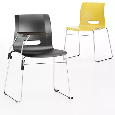 Sleek Casper Chair: Modern and Comfortable 3D model image 1 