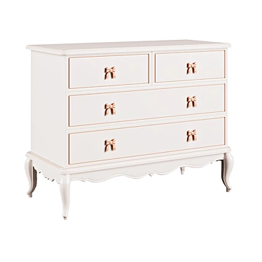 Royal Charm Dresser 3D model image 1 