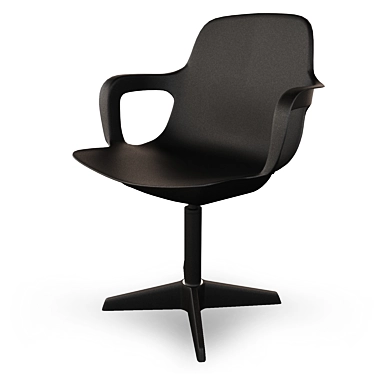 Ergonomic Odger Chair: Modern Anthracite Working Armchair 3D model image 1 