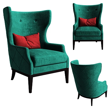 Elegant Furman Chair 3D model image 1 