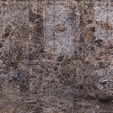 Emperador Café Wall Tiles: Multi-Texture, High Definition 3D model image 1 