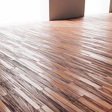 Tiger Oak Waterproof Laminate 3D model image 1 