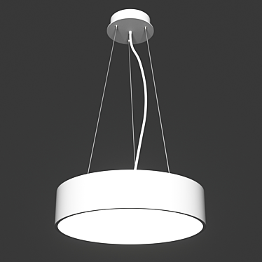 Cumbuco Pendant Lamp: Modern Metal Design 3D model image 1 