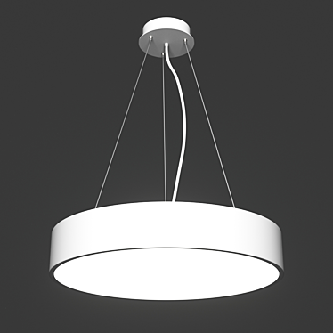 CUMBUCO Pendant: Modern Metal Lamp 3D model image 1 