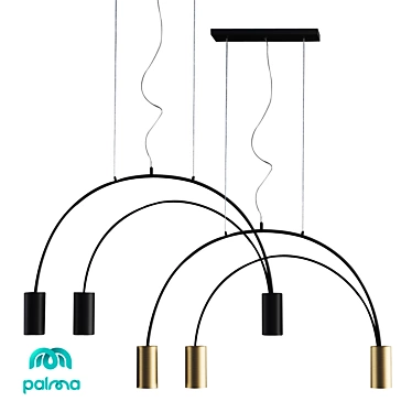 Elegant Palma 0524 Chandelier 3D model image 1 