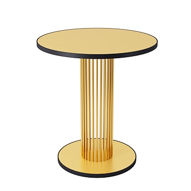 Elegant Brass Table: Central Park 3D model image 1 