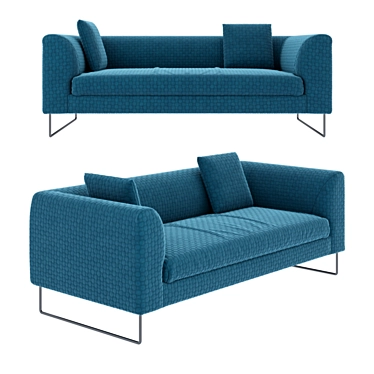 Elegant Twils Lounge Sofa 3D model image 1 