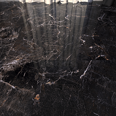 Java Black Marble Floor Tiles 3D model image 1 